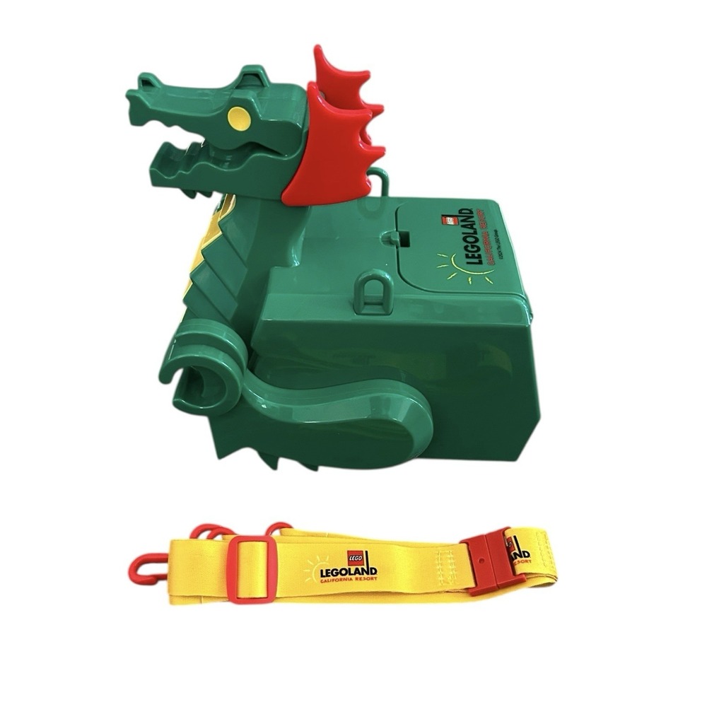 Legoland Dragon Popcorn Bucket California Resort Souvenir Adjustable Strap‎ USA